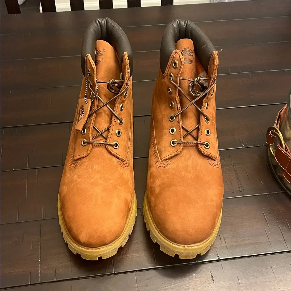 Timberland 6” Premium Boots 6768R Brown new Mens Size 13